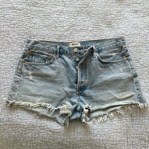 NEW Agolde Denim Shorts 2 inch inseam size 29